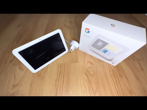 GOOGLE Nest Hub (2. Generation) Smart Display, Kreide unboxing