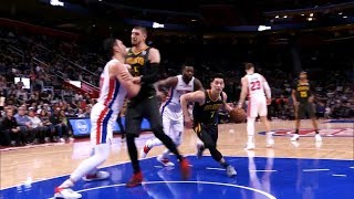 Jeremy Lin Clutch in 4th Quarter - Hawks at Pistons 12/23/18