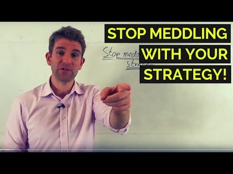 Stop Meddling With Your Trading Strategy! 🤨 Video