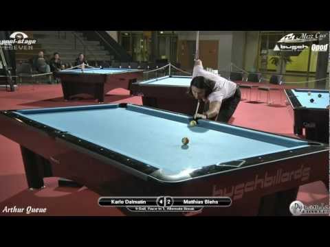 Mezz Cues German Open 2012, Karlo Dalmatin vs Matthias Blehs, Pool Billiards, 9-Ball
