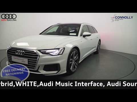 CMG AUDI BALLINA KS68JGO AUDI A6 AVANT TDI 204bhp S Tronic Auto S Line  12v Mild Hybrid,WHITE