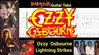 Lightning Strikes - Ozzy Osbourne - Lead Guitar TABS Lesson