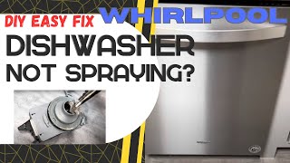 Whirlpool Dishwasher Not Spraying Water? Quick DIY FIX | Easy Troubleshooting Trick Before Replacing