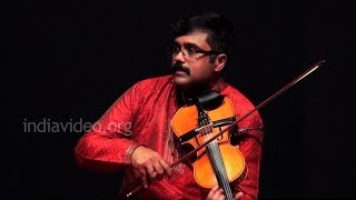 Violin recital by  A Jayadevan on Ganamoorthe 