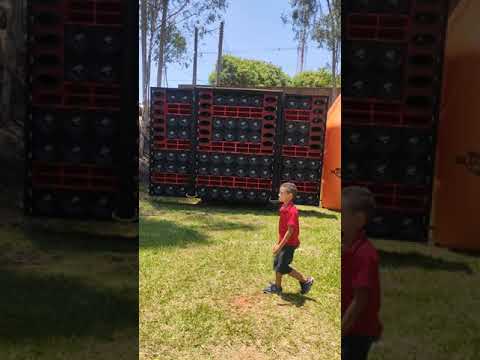 caminhão viúva negra alto falantes bluster e módulos Stetsom