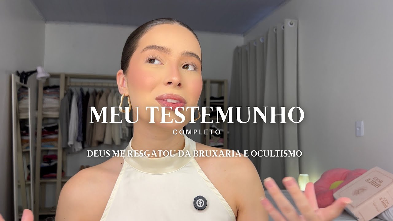 MEU TESTEMUNHO COMPLETO | Bruxaria, ocultismo, paternidade, como conheci Jesus.