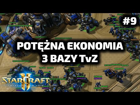Żwawy atak, ale przede wszystkim potężna gospodarka Terranem VS Zerg - Poradnik #9