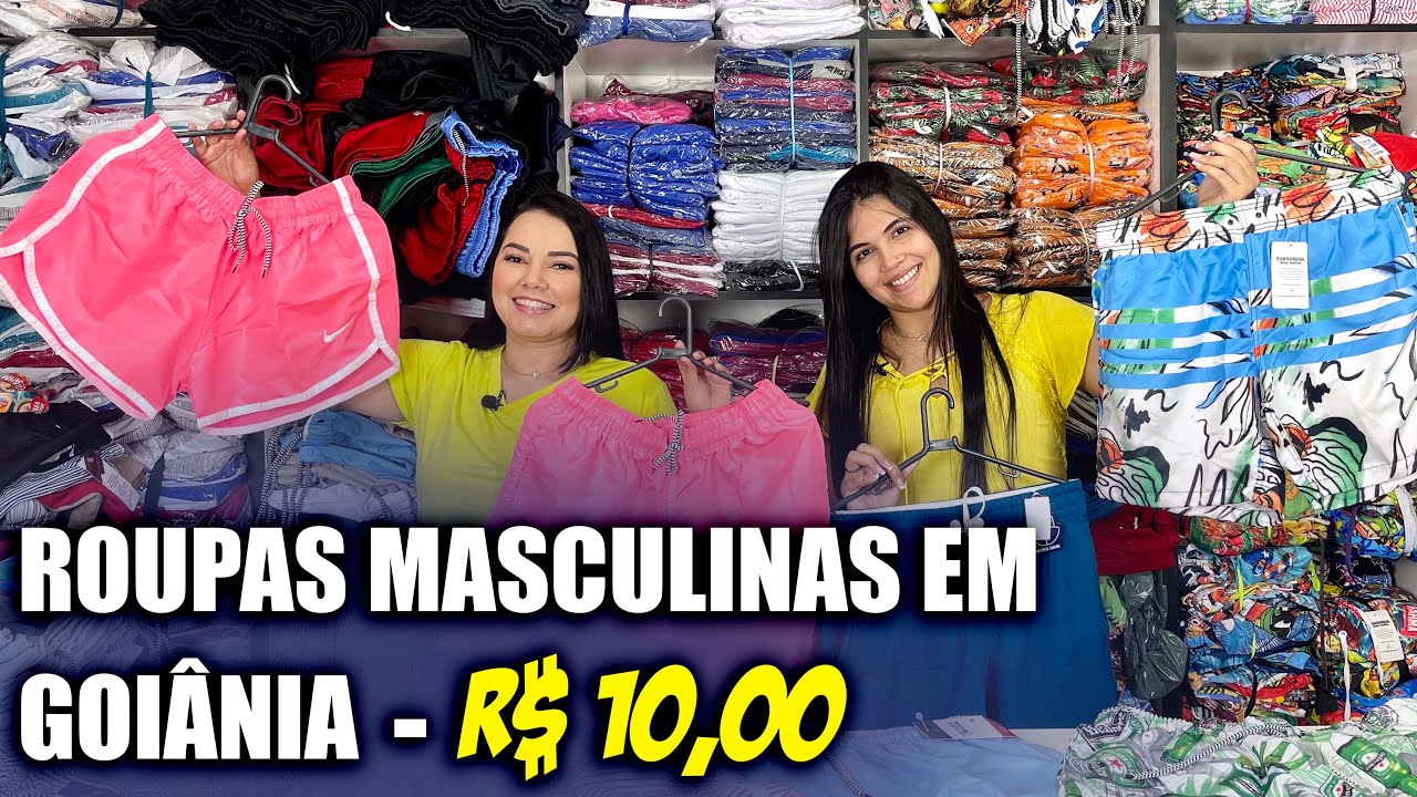 ROUPA MASCULINA E SHORT KIT CASAL EM GOIÂNIA MUITO BARATO
