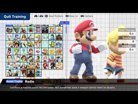 Super Smash Bros  Ultiamte - Spawning Masterhand in Training