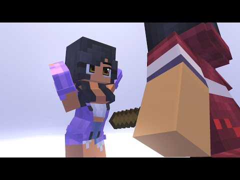 ZERO TWO DODGING SWORD MEME FIRST MEET MEME ELECTRODANCE | AARON ❤ APHMAU 💜 | MINECRAFT ANIMATION