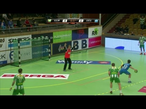 Hammarbys Hallberg nära att snuva Aranäs Atterhäll på målet - TV4 Sport