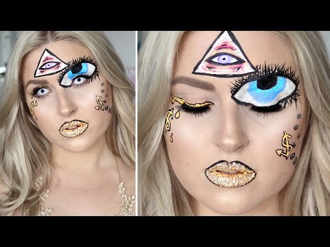 Illuminati Inspired Look ♡ Halloween Makeup Tutorial Video