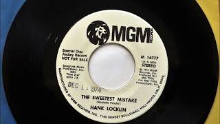 The Sweetest Mistake , Hank Locklin , 1974