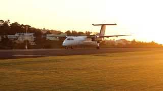 preview picture of video 'Liat Dash 8-300 Taking off from St. Lucia (1080p)'
