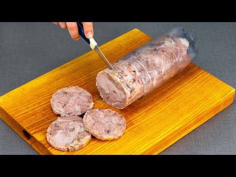 Homemade salami, made in a plastic bottle. You will never buy lunch meat again!