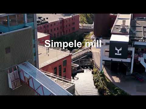 Metsä Board Simpele mill modernisation — Drone footage inside and outside the mill