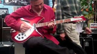Video thumbnail for rickenbacker 360c63 george harrison model by usfazli
