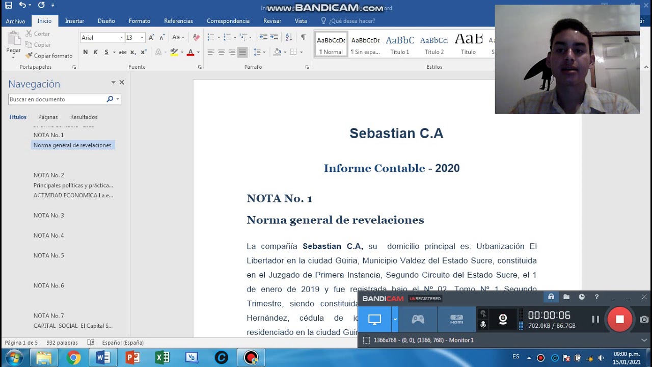 Contabilidad II - INFORME CONTABLE