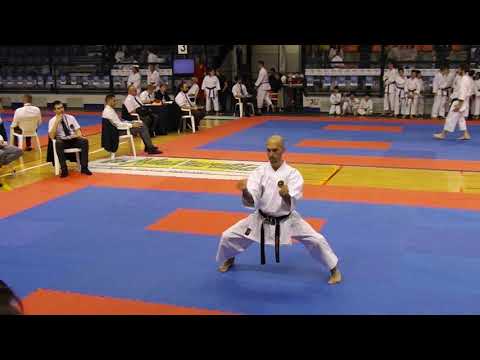 Valerio Angelo Lapaglia 1°class. Camp. del Mondo a sigle unite 2017- Kata senior - Gankaku