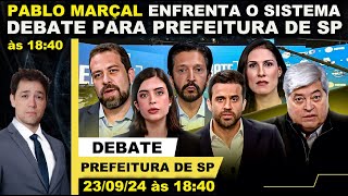 Debate AO VIVO Pablo Marçal | Acompanhe o debate entre os candidatos à prefeitura de São Paulo