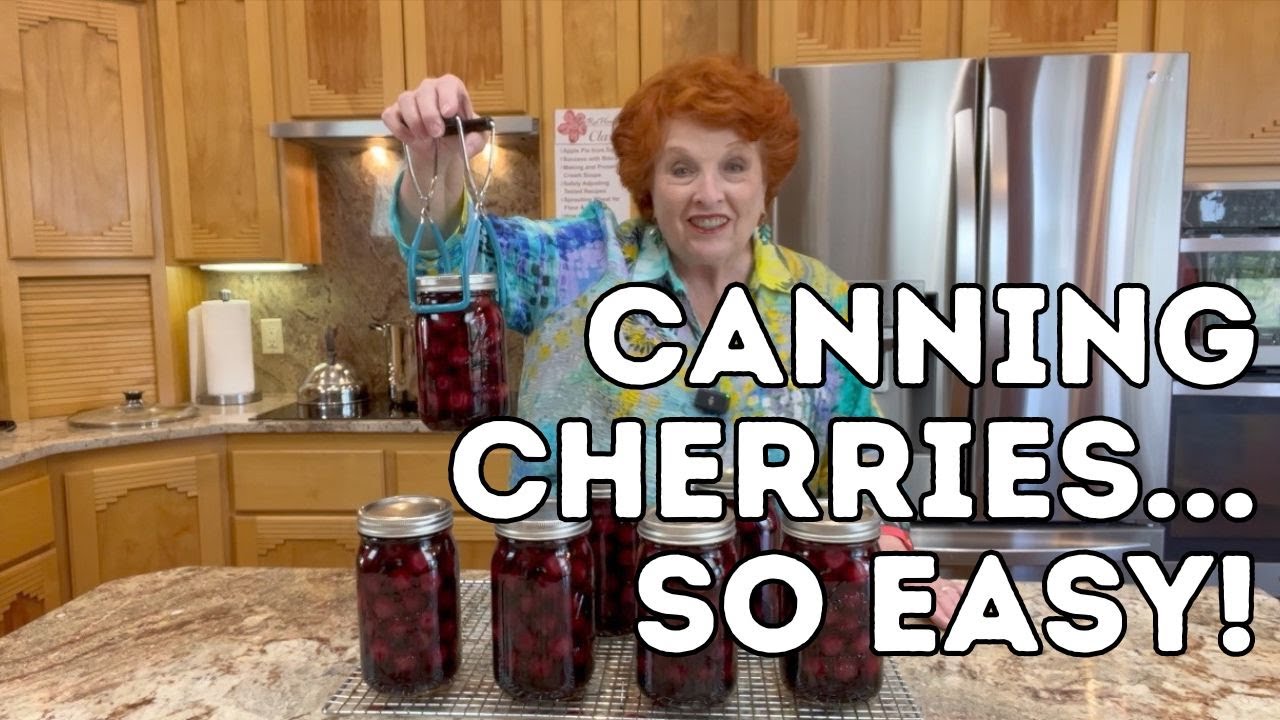 Canning Cherries...So Easy!