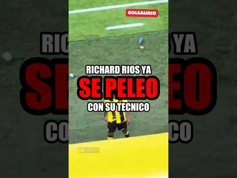 Richard Rios ya se peleo con su técnico #richardrios #fútbolmundial #futbol #colombia #partidazo