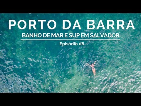 Aqui é o meu lugar Porto da Barra tem águas limpas e piscinas naturais.
