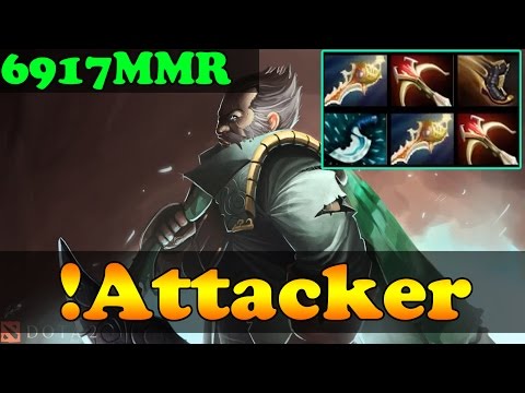 Dota 2 - The Best Kunkka in the world - !Attacker 6917MMR vol 53 - Ranked Match Gameplay