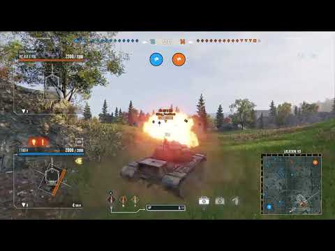 Wot - T110E4 - 7.5k damage combined with 5.9k damage block, don't hold forever...