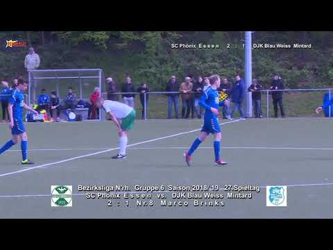 2019 04 14 FV N'rh  Bezirksliga Gruppe 6 SP27 SC Pönix Essen vs  DJK BW Mintard