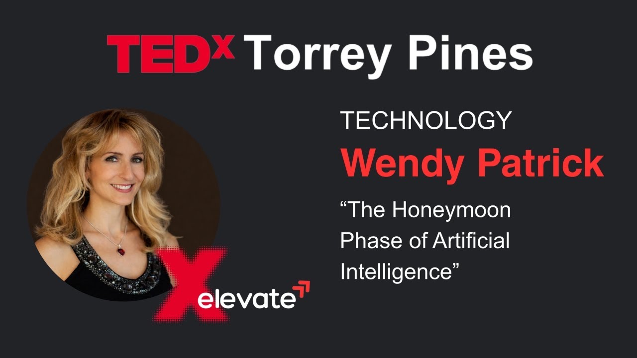Are we in a honeymoon phase with AI? | Wendy Patrick, J.D, Ph.D. | TEDxTorrey Pines