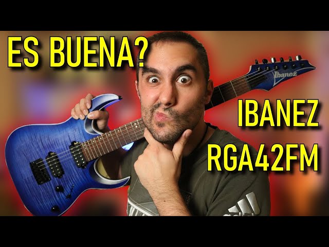 Vídeo relacionado con IBANEZ GIO RG SERIES, guitarra eléctrica, trémolo de bloqueo, cabezal de marcha atrás negro plano