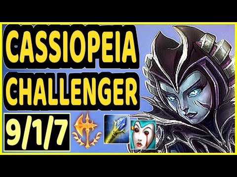COMP (CASSIOPEIA) - 9/1/7 KDA CHALLENGER GAMEPLAY - EUW
