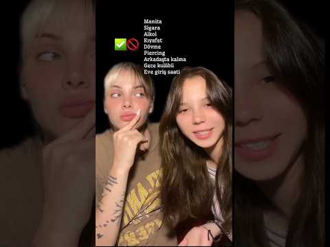 Ablama neler yapıp yapamayacağımı sordum! #shorts