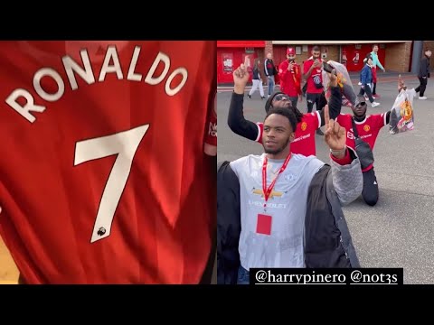 Avelino, Harry Pinero, Aitch & Not3s At Man U Vs Newcastle Game For Ronaldo Return | Audio Saviours