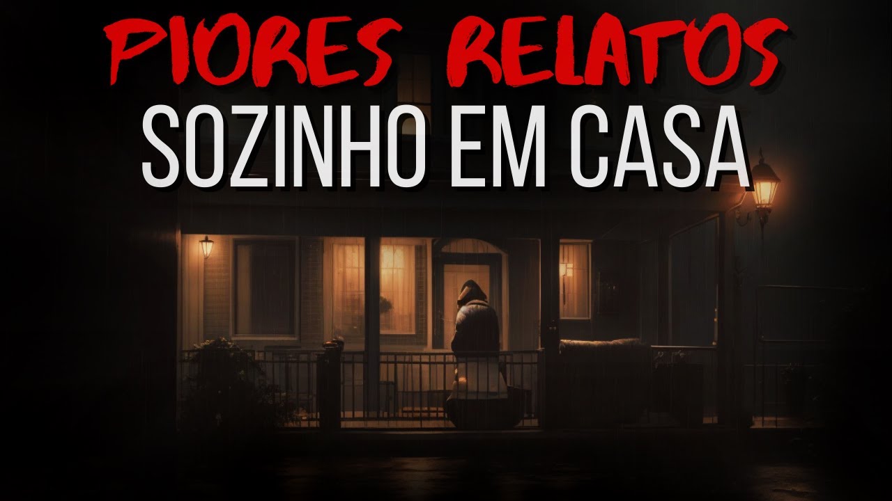 9 Relatos SOZINHO EM CASA Assustadores | Histórias de Terror Ep. 57