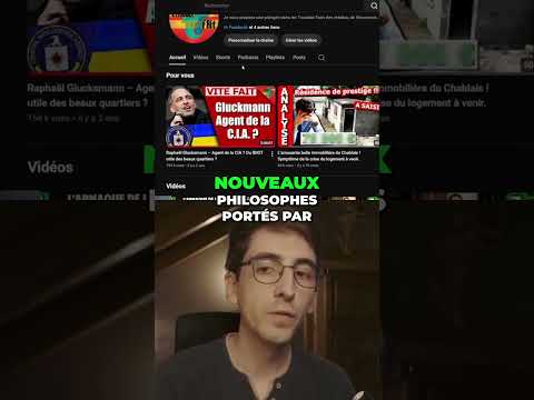 Glucksmann : CIA ou parfait idiot utile ? La vérité choc ! #shorts