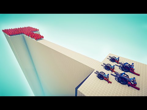 CAN 300 SPARTANS CROSS THE BRIDGE? - Totally Accurate Battle Simulator TABS