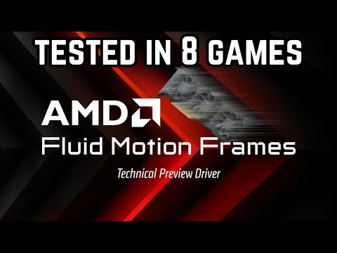 AFMF Tested in 8 Games (AMD Fluid Motion Frames / Frame Generation)