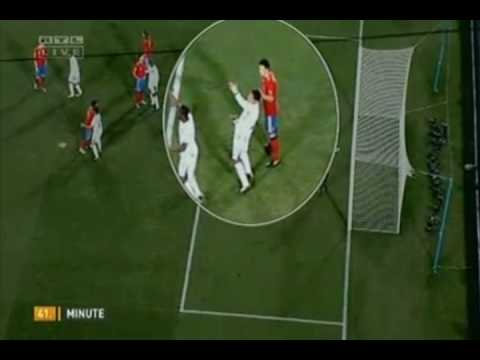 Spanien 2:0 Honduras FIFA WM 2010 Highlights 21.06.2010 FOUL David Villa/GOALS