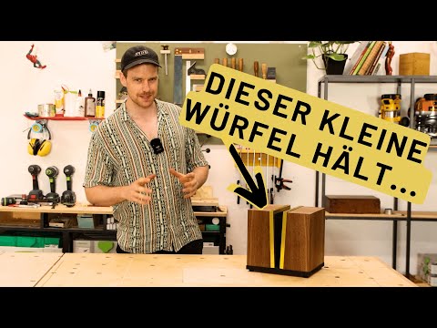 Fahrradhalterung aus Nussbaum und Messing - Ganz einfach nachbauen