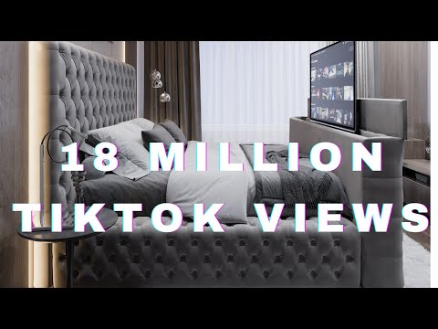 BESPOKE TV BED 18 MILLION VIEWS ON TIKTOK #shorts