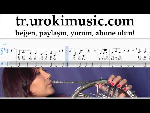 Korno dersleri LSD - Thunderclouds ft. Sia, Diplo, Labrinth Notalar Eğitim um-i723