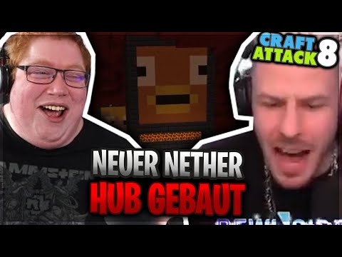 REWI TRIGGERN und neue NETHER HUB bauen! 😂😍 | Craft Attack Staffel 8 Folge 28!
