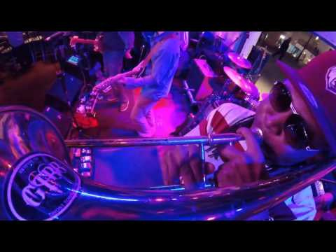 Suavo from Ghost Town Blues Band - Trombone Cam GoPro