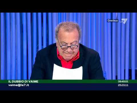 OMNIBUS, IL DUBBIO 25/03/2011 - La cultura si paga con la benzina