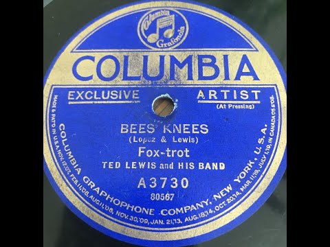 "Bees Knees" flapper music Roaring '20s (Ted Lewis & Ray Lopez song--1922) Atlantic Dance Orchestra