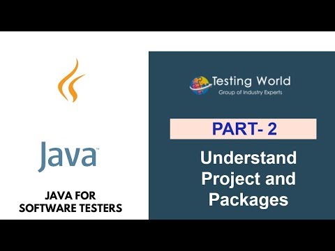 Java for Software Testers: Understand Project and Packages Video
