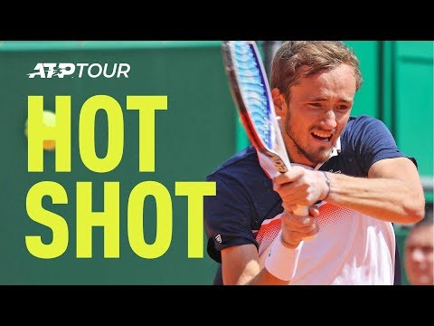 Hot Shot: Medvedev Manages Magnificent Angle | Barcelona 2019