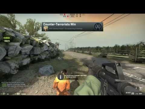 Counter Strike Global Offensive Gameplay PC New Update 14/8/2013 got a New Weapons M4A1 and USP